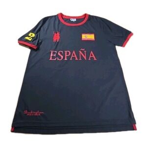 Buckingham Polo Club Shirt Mens XL‎  Flag Pony Short Sleeve